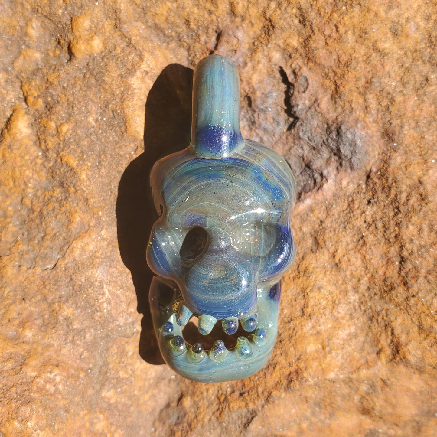 Skull Pendant - Striking Blue