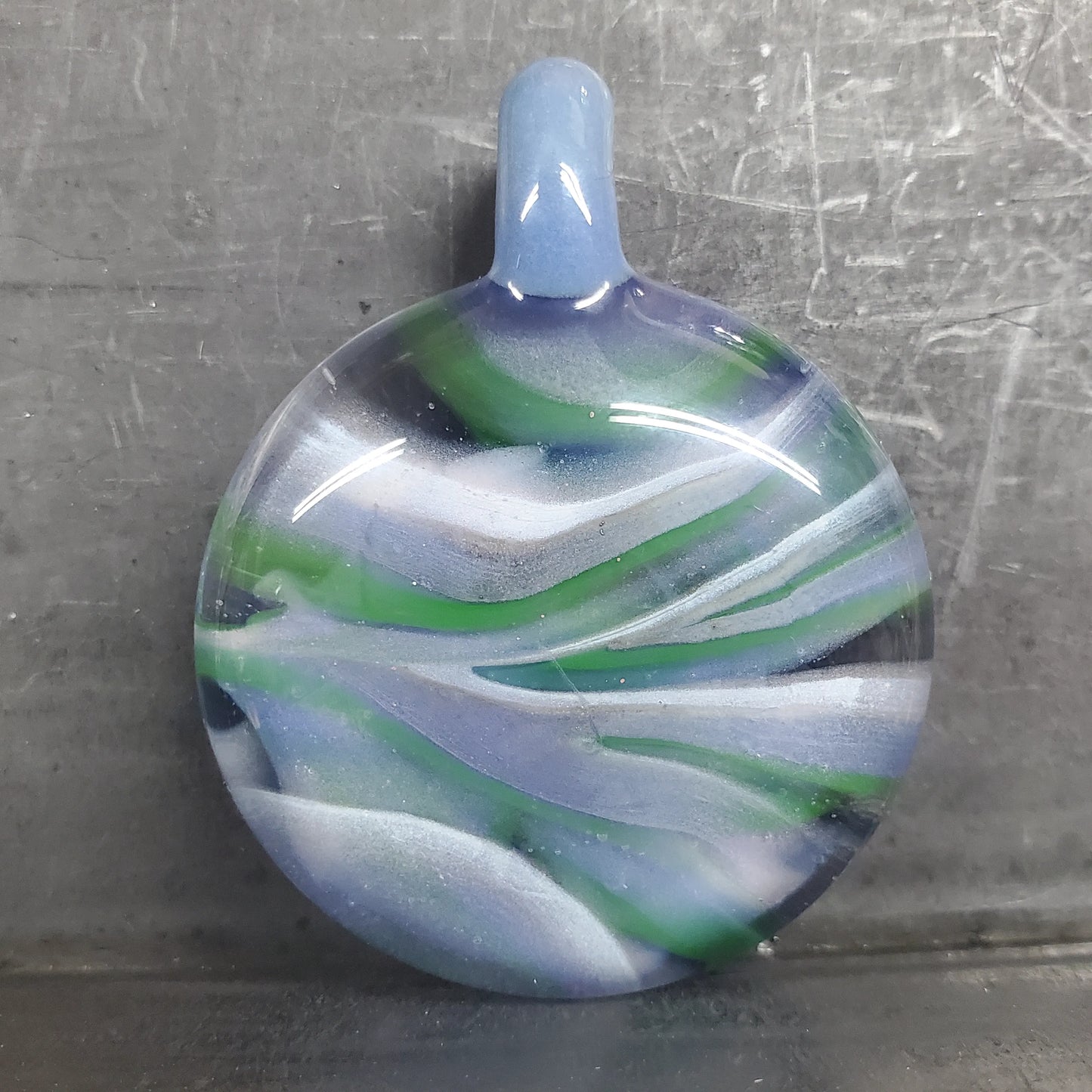 Chaos Pendant - Purple, and Green