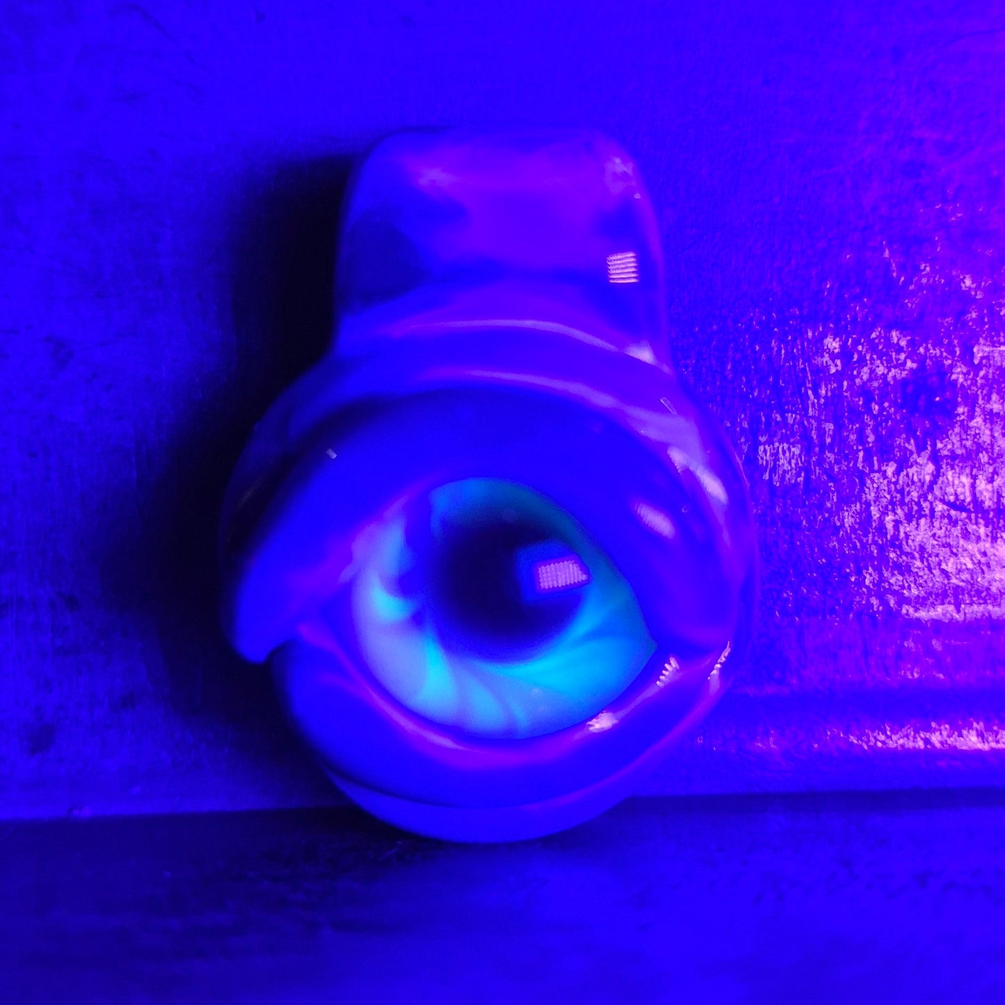Eye Pendant - Fade to Black Eye, and Green Ion Iris UV Eye Pendant