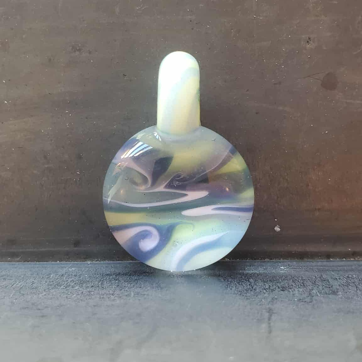 Chaos Pendant - Green, Purple, and Pink - UV