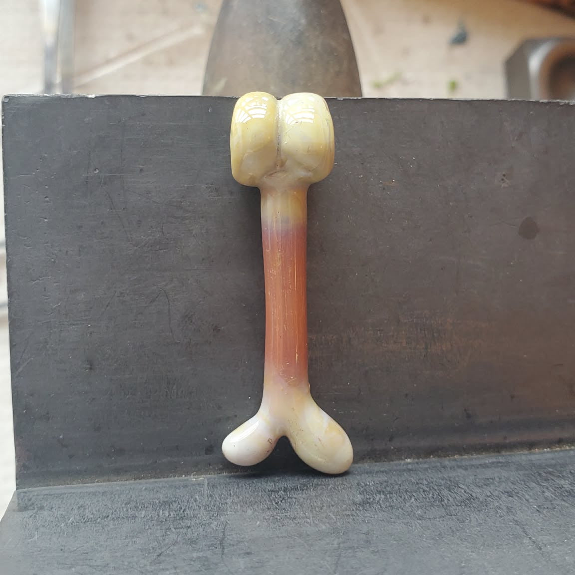 Bone Pendant - Beige