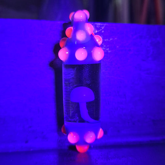 Encapsuled Mushroom - Siberia Blue and Pink Flamingo UV