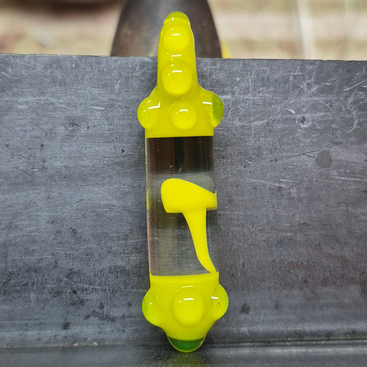 Encapsuled Mushroom Pendant - Canary Yellow